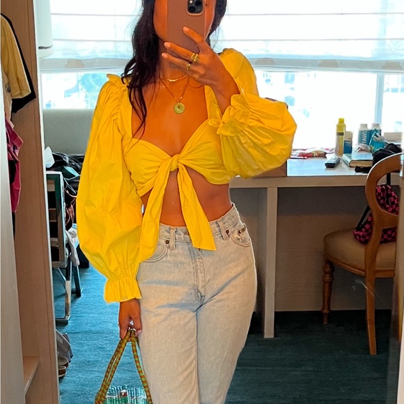 Allina Liu Idun Top in Butter - Picture 2 of 7